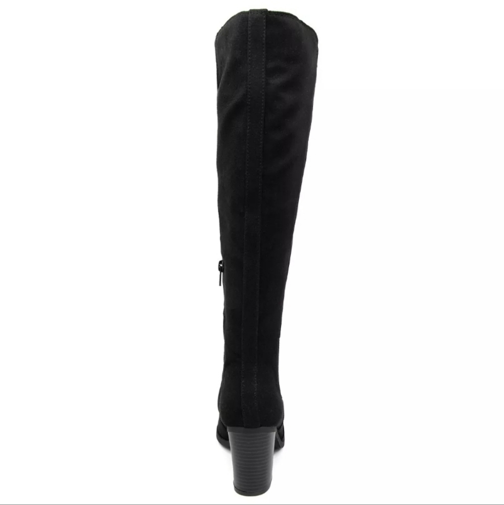 Sugar Willetta Casual Heeled Boot Black 8.5 - Picture 3 of 7